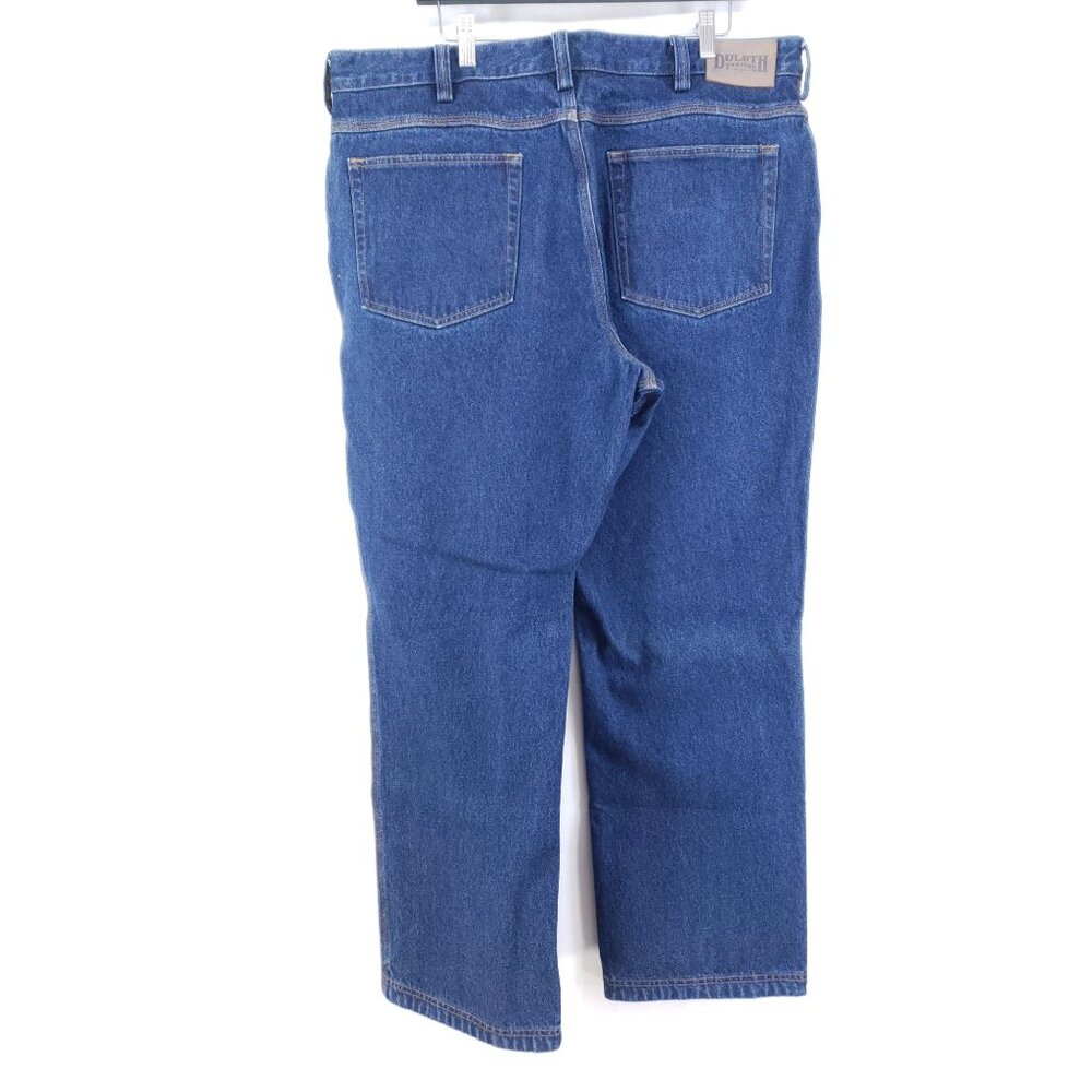 Duluth Trading Co Relaxed Fit Jeans Men's Size 40x32 Gusseted - Picture 2 of 9